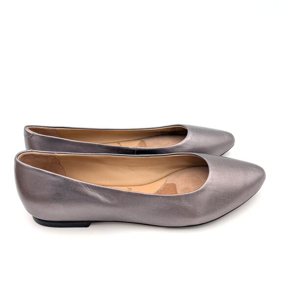 Trotters Signature Dressy Comfort Ballet Flats Silver Women's Size US8N EU39 - Picture 3 of 13